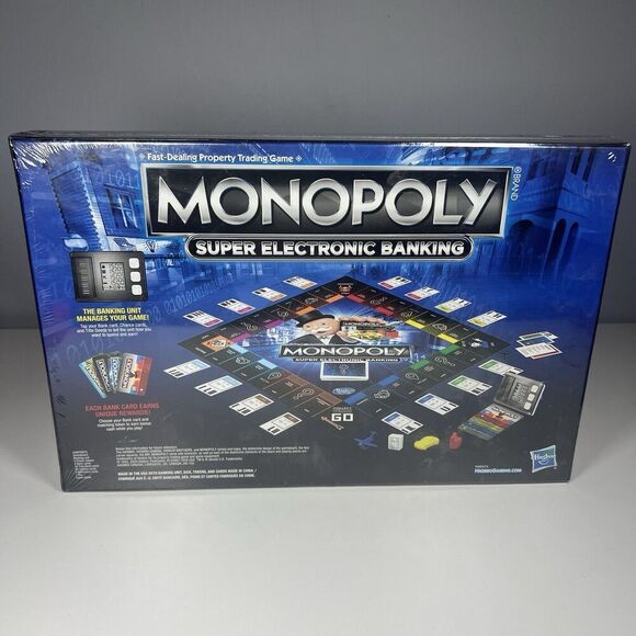 Hasbro Monopoly Super Electronic Banking Board Game - E8978 New & Sealed - Picture 2 of 5